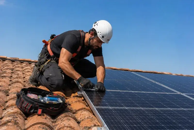 Maintenance et monitoring de panneaux solaires à la Baule-Escoublac